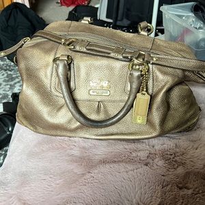 Large Bronze Coach purse